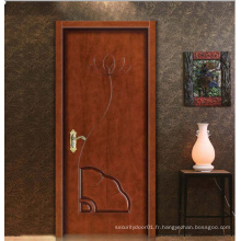 Art classique européen Design simple Porte en bois massif